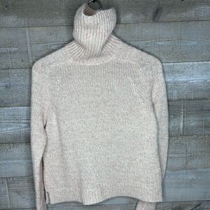 J Crew small wool mohair blend turtleneck chunky fall winter sweater small
